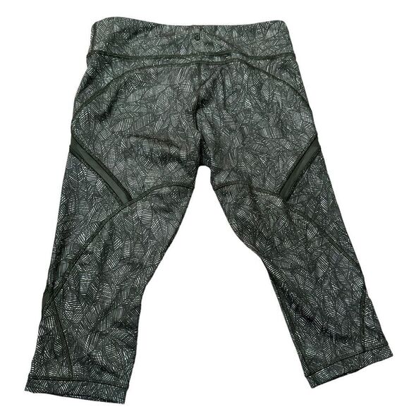 lululemon athletica Black Patterned Mesh Leggings - Picture 3 of 8